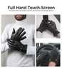 Mens Driving Black Lined Leather Gloves
