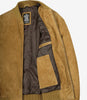 Blouson aviateur en daim marron clair pour homme