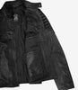 Men's Black Biker Style Leather Jacket