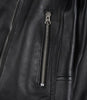Womens Black Asymmetrical Leather Motorcycle Jacket