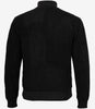 Blouson aviateur en daim noir de qualité supérieure pour homme