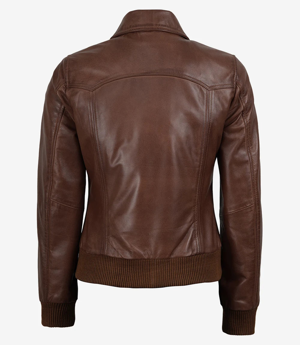 Veste en cuir noir style motard pour homme
