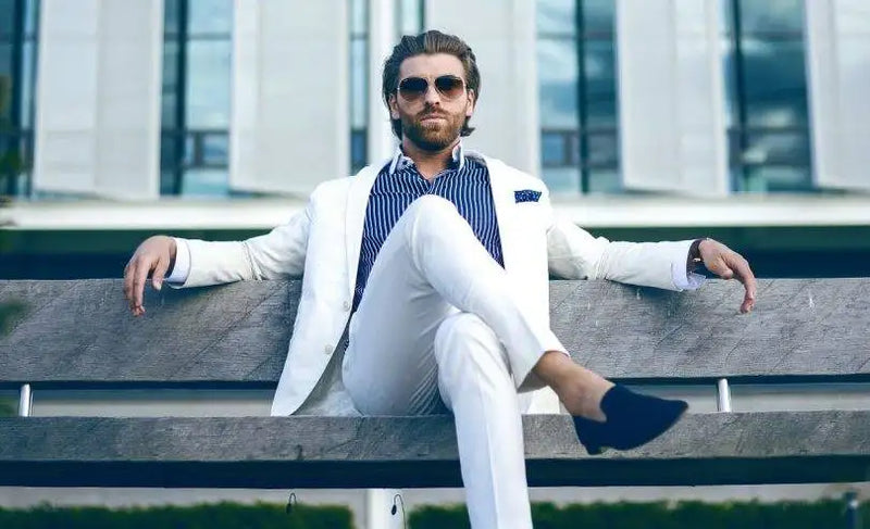How to Wear a White Suit to Look Edgy This Season