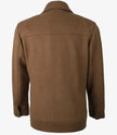Veste utilitaire en laine marron pour femme