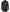 Manteau en cuir noir pour homme avec détails marron