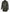 Manteau 3/4 en cuir vert olive pour homme