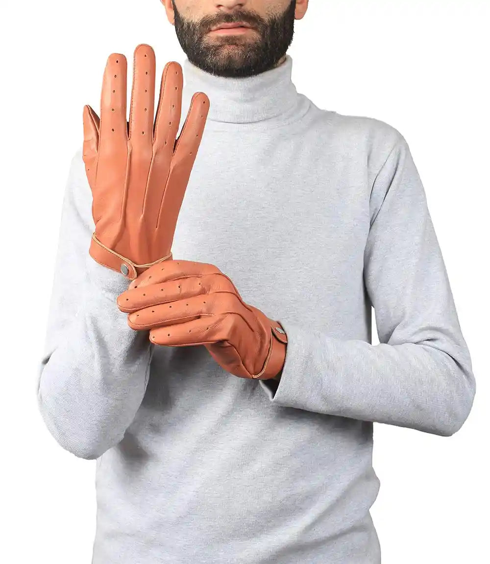 Tan Leather Gloves