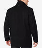 Manteau Rafferty en laine noire pour homme – Coupe moderne