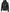 Blouson aviateur en cuir noir pour homme avec capuche amovible