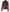 Veste motard bordeaux en cuir d'agneau véritable pour femme