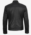 Veste en cuir noir Bickford pour homme – Cuir d'agneau véritable