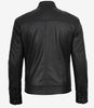 Veste en cuir noir Bickford pour homme – Cuir d'agneau véritable