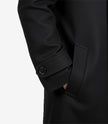 Manteau croisé en laine noire Kenney pour homme – Qualité supérieure