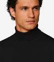 Mens Black Turtleneck Shirt 