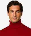 Mens Red Turtleneck Sweater