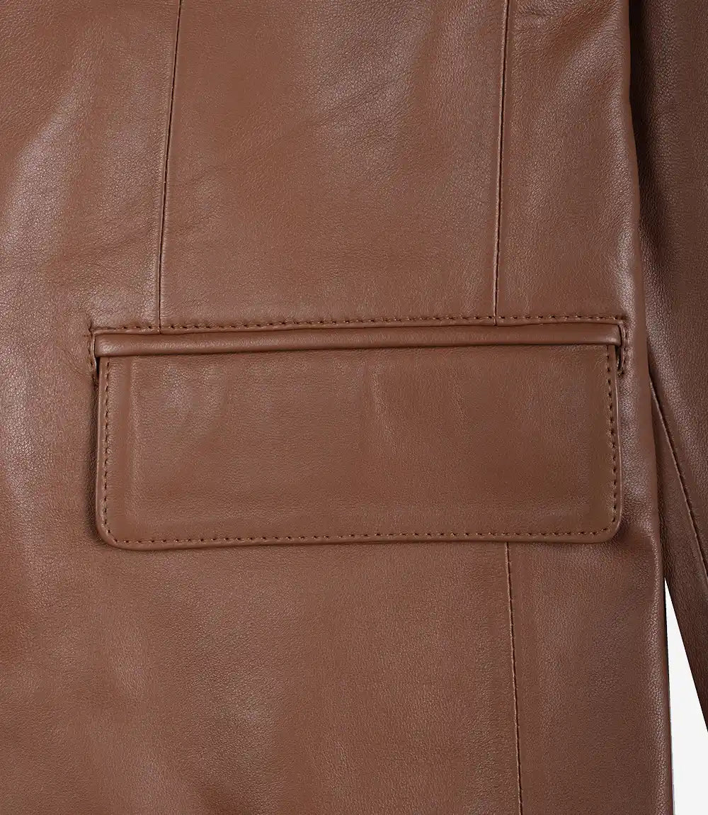 Veste blazer marron Lorenzo pour homme
