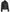 Veste en cuir noir de style motard pour femme