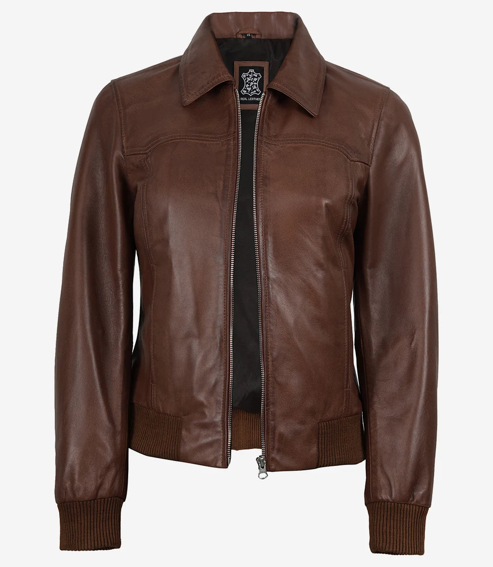 Veste en cuir noir style motard pour homme